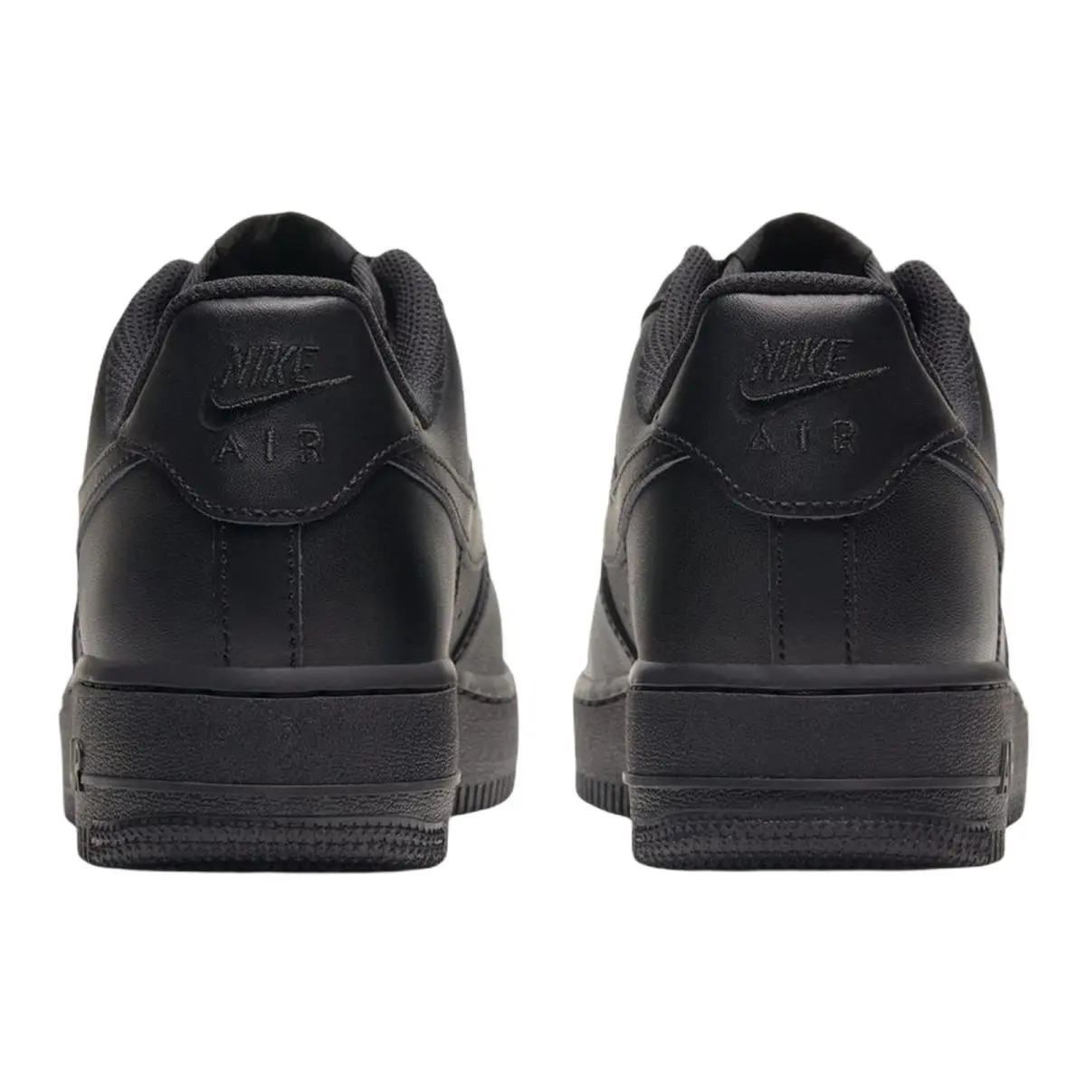 Nike shoes - NIKE Air Force 1 `07 - Black/Black-Black 2