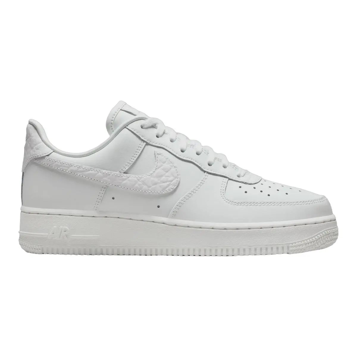 Air Force 1 07 Everyday Casual Sneakers Shoes Womens Size 5-11 Summit White/White/Metallic Silver/Summit White by Nike