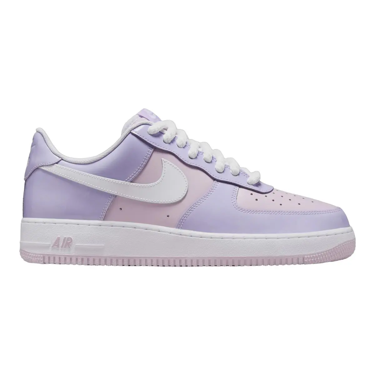 Nike Air Force 1 Hydrangeas Leather Shoe Men 8-14 Hydrangeas White HV9405-500