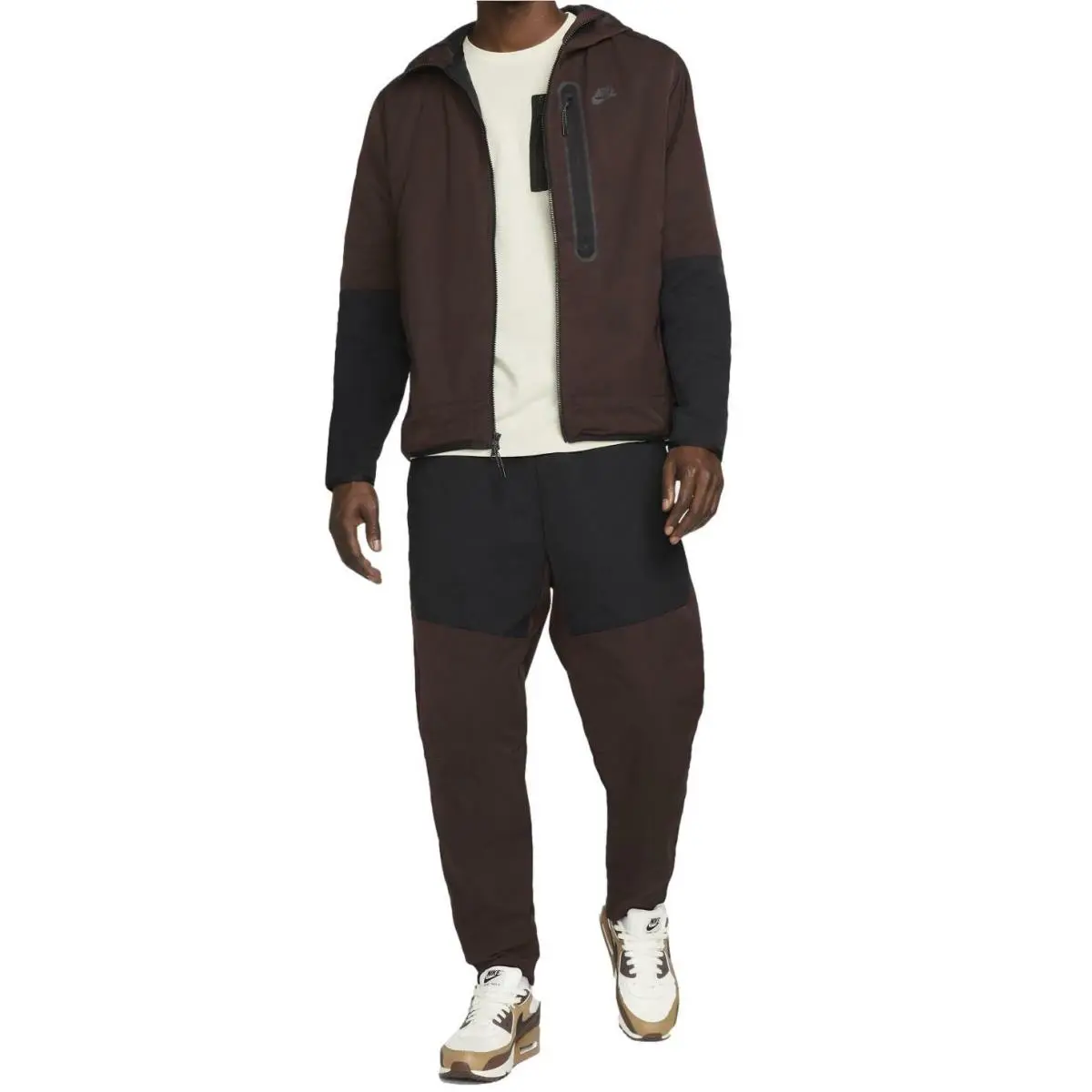 Nike clothing - Repel Insulated Hooded Jacket - Repel Insulated Hooded Jacket - Brown Basalt /Black/Black 5