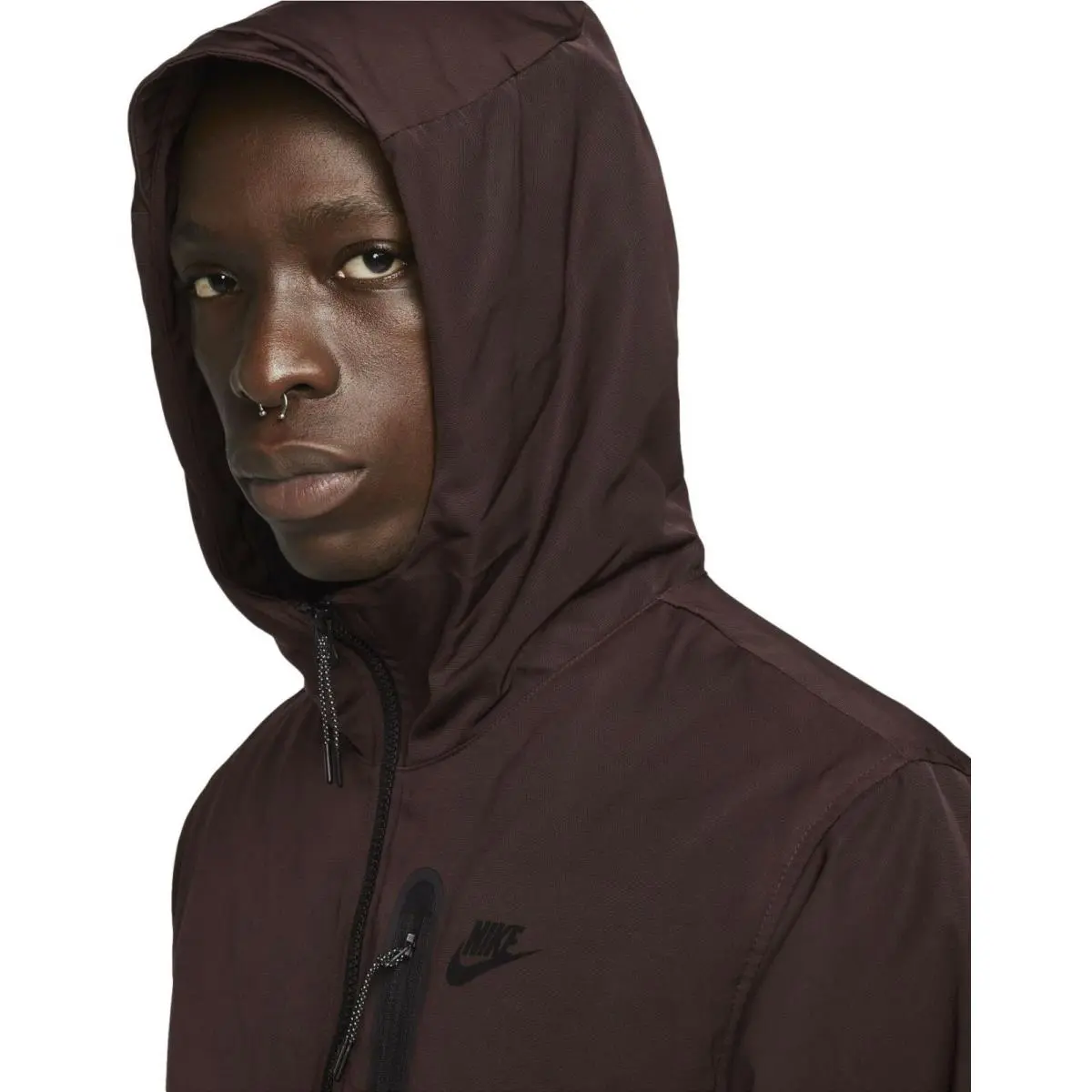 Nike clothing - Repel Insulated Hooded Jacket - Repel Insulated Hooded Jacket - Brown Basalt /Black/Black 8