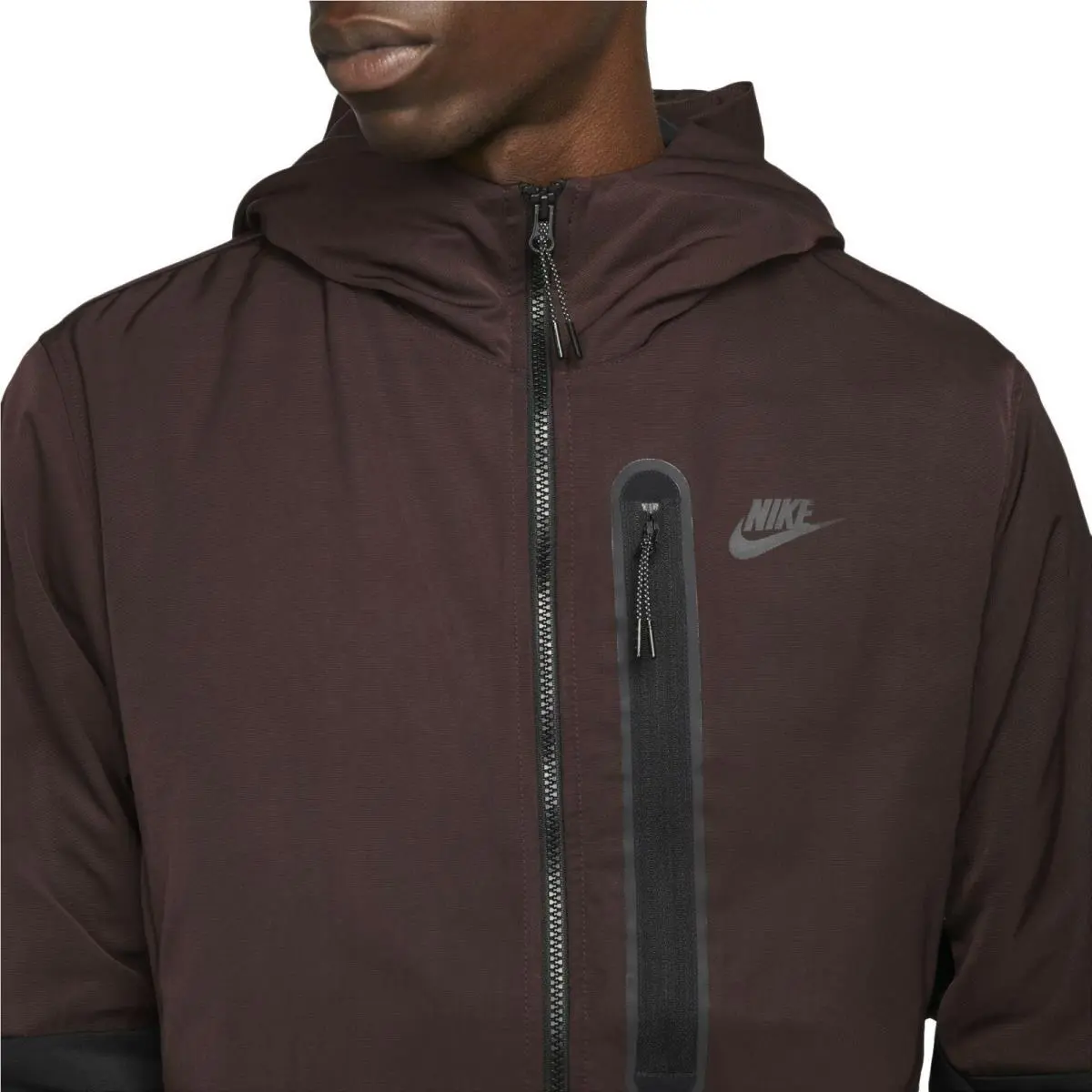 Nike clothing - Repel Insulated Hooded Jacket - Repel Insulated Hooded Jacket - Brown Basalt /Black/Black 9