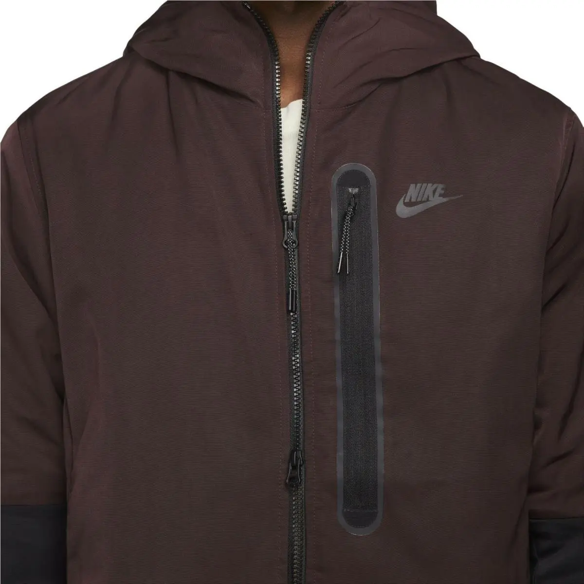 Nike clothing - Repel Insulated Hooded Jacket - Repel Insulated Hooded Jacket - Brown Basalt /Black/Black 10