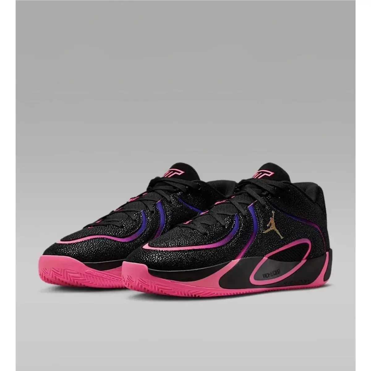 Jordan Tatum 4 Lea Men`s Multi Size Black/hyper Pink-fierce Purple IR0073-003 by Nike
