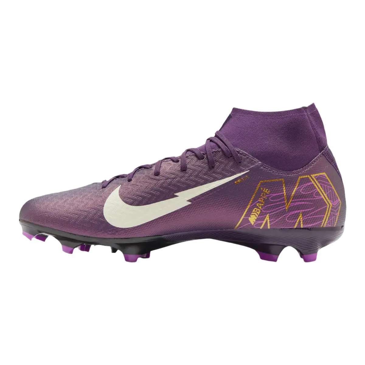 Nike shoes - NIKE Mercurial Superfly 10 Academy KM FG/MG - HJ7309-500 - (Mbappe) Grand Purple/Pale Ivory 0