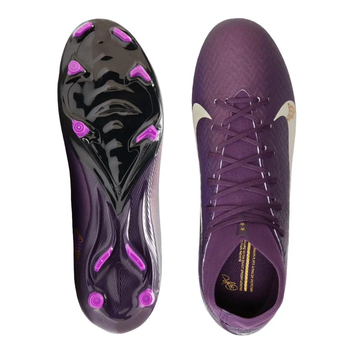 Nike shoes - NIKE Mercurial Superfly 10 Academy KM FG/MG - HJ7309-500 - (Mbappe) Grand Purple/Pale Ivory 2