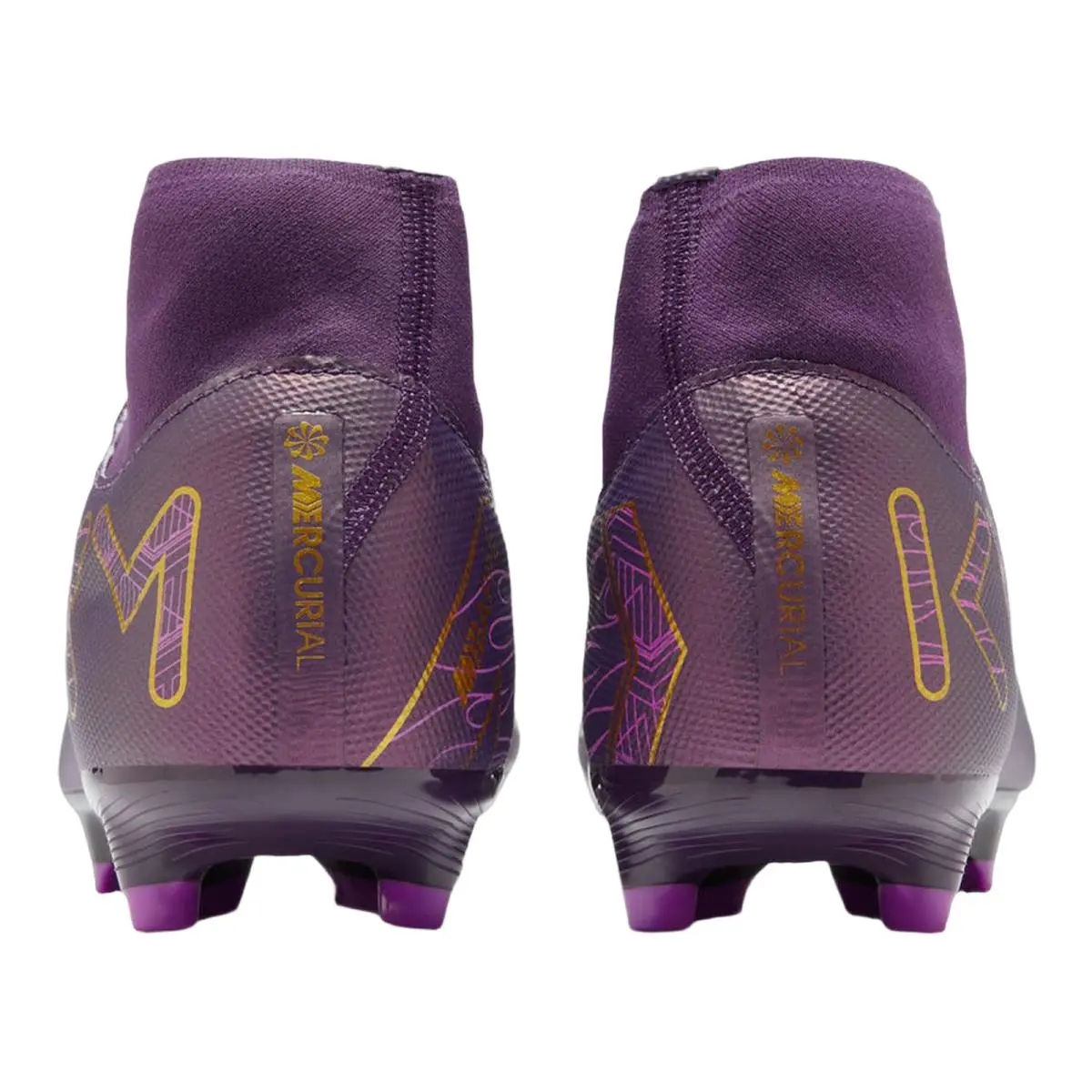 Nike shoes - NIKE Mercurial Superfly 10 Academy KM FG/MG - HJ7309-500 - (Mbappe) Grand Purple/Pale Ivory 3