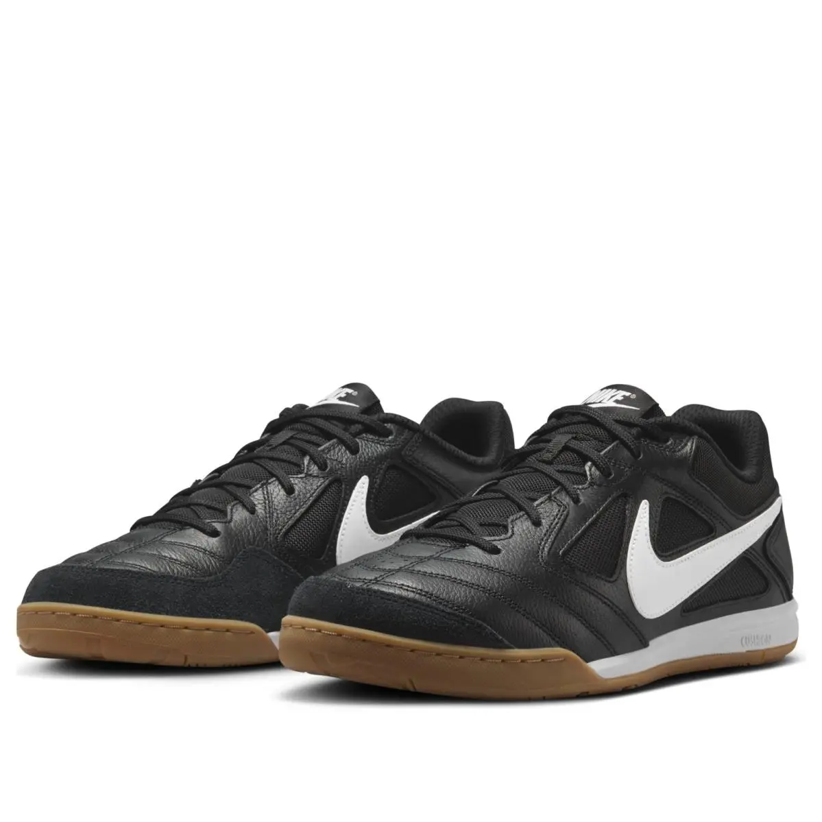 Men`s Multisize Nike Gato HQ6019 001 Black White Gum Brown Sneakers - Black White Gum Brown