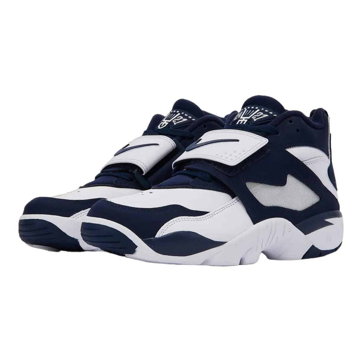 Nike shoes - Nike Air Diamond Turf Cowboys - FZ8224-101 - White/College Navy/Metallic Silver 8
