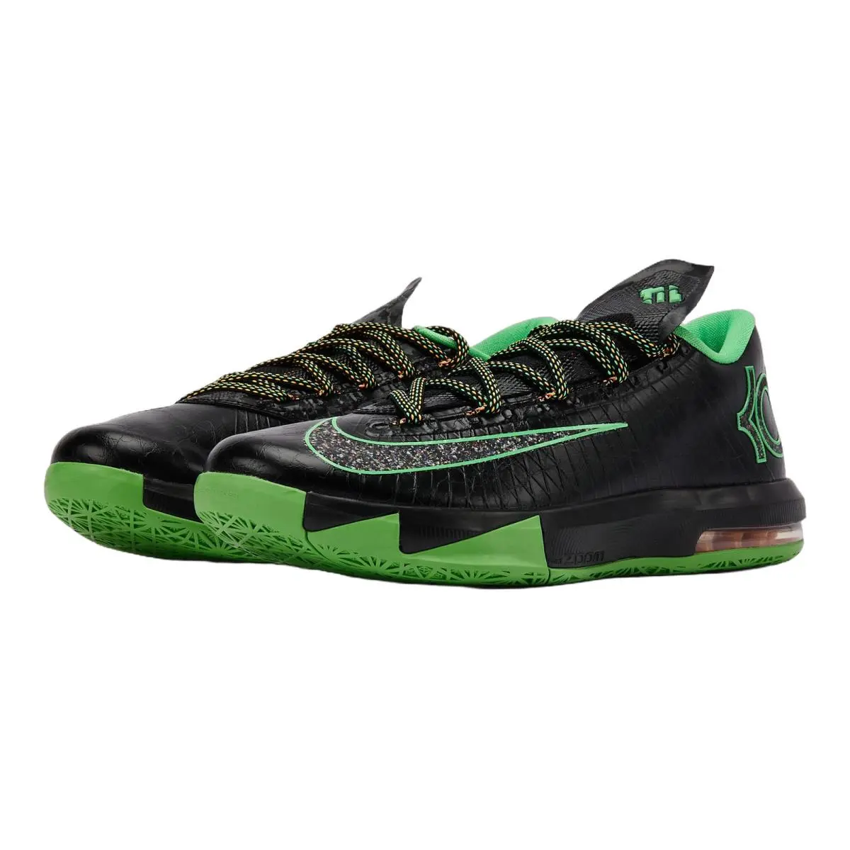 Nike shoes - Nike KD 6 `Night Vision` - IH3582-001 - Black/Multi-Color/Light Lucid Green 0