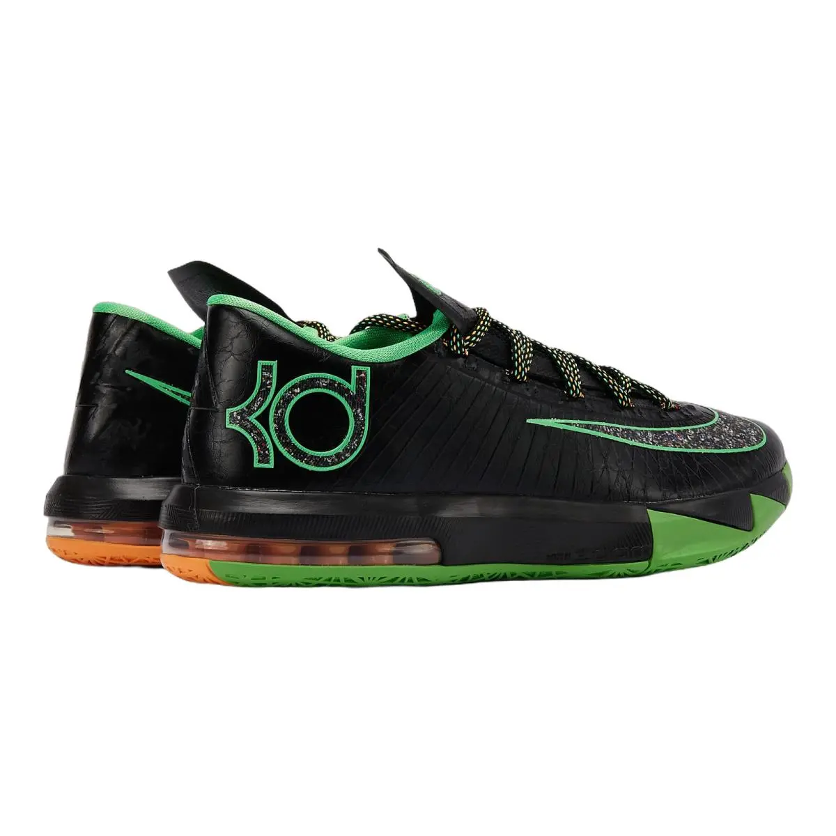 Nike shoes - Nike KD 6 `Night Vision` - IH3582-001 - Black/Multi-Color/Light Lucid Green 1