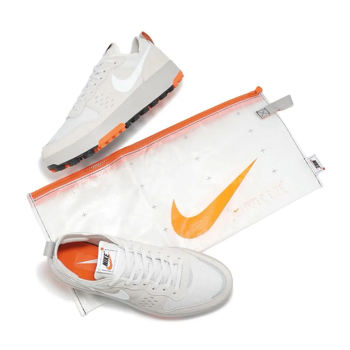 Nike shoes - Nike C1TY FZ3863-004 - FZ3863-004 - Platinum Tint/ White/ Safety Orange 8
