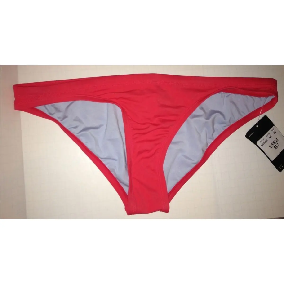 Nike clothing - NIKE Perfect Solid Top Skimpy Briefs 2pc Bikini Swim Suit - TESS0555 - Pink 2