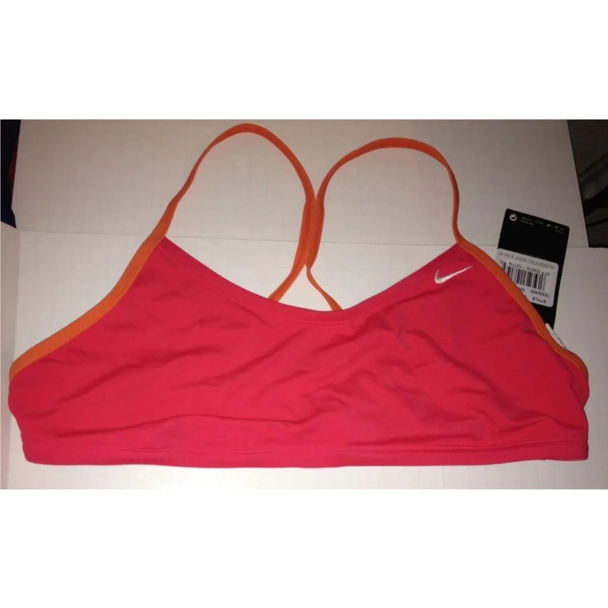 Nike clothing - NIKE Perfect Solid Top Skimpy Briefs 2pc Bikini Swim Suit - TESS0555 - Pink 3