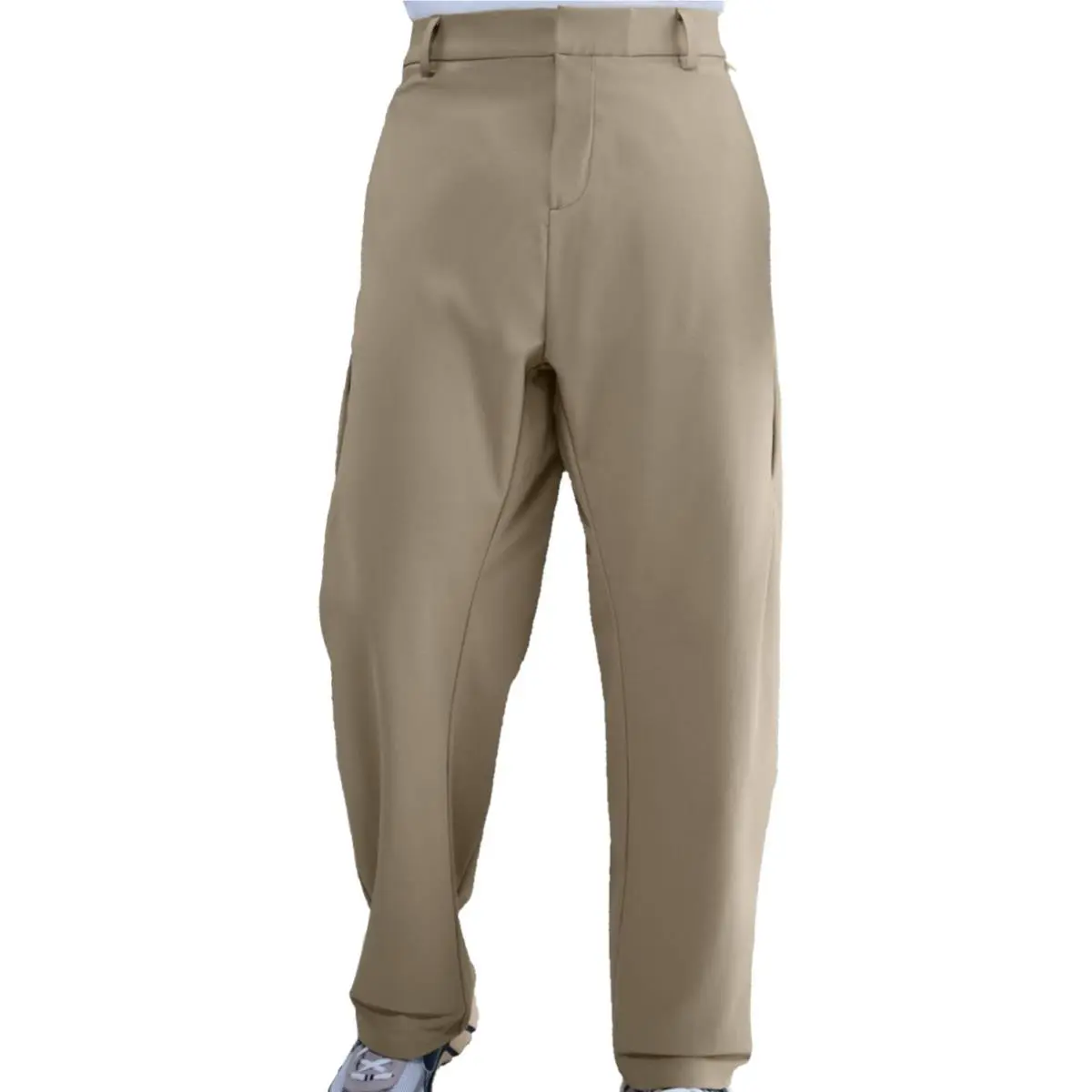Golf Mens Flat Front Pants Desert Khaki Performance Stretch Trousers by Nike