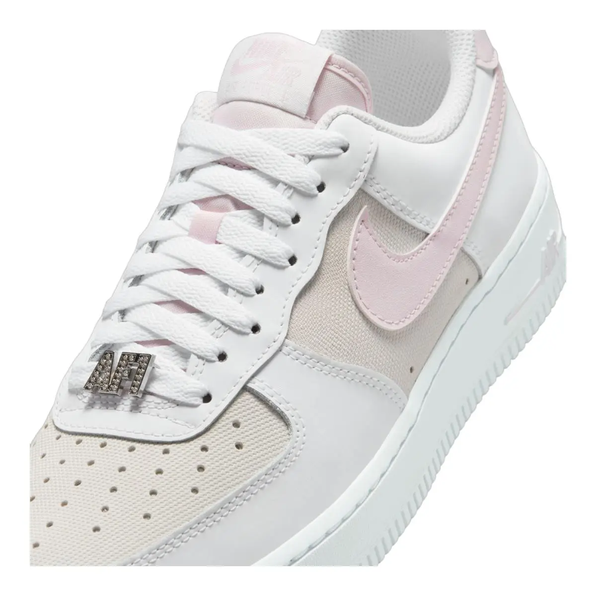 Nike shoes - NIKE Air Force 1 `07 SE - IV4721-100 - White/Bleached Liliac/Metallic Silver 5