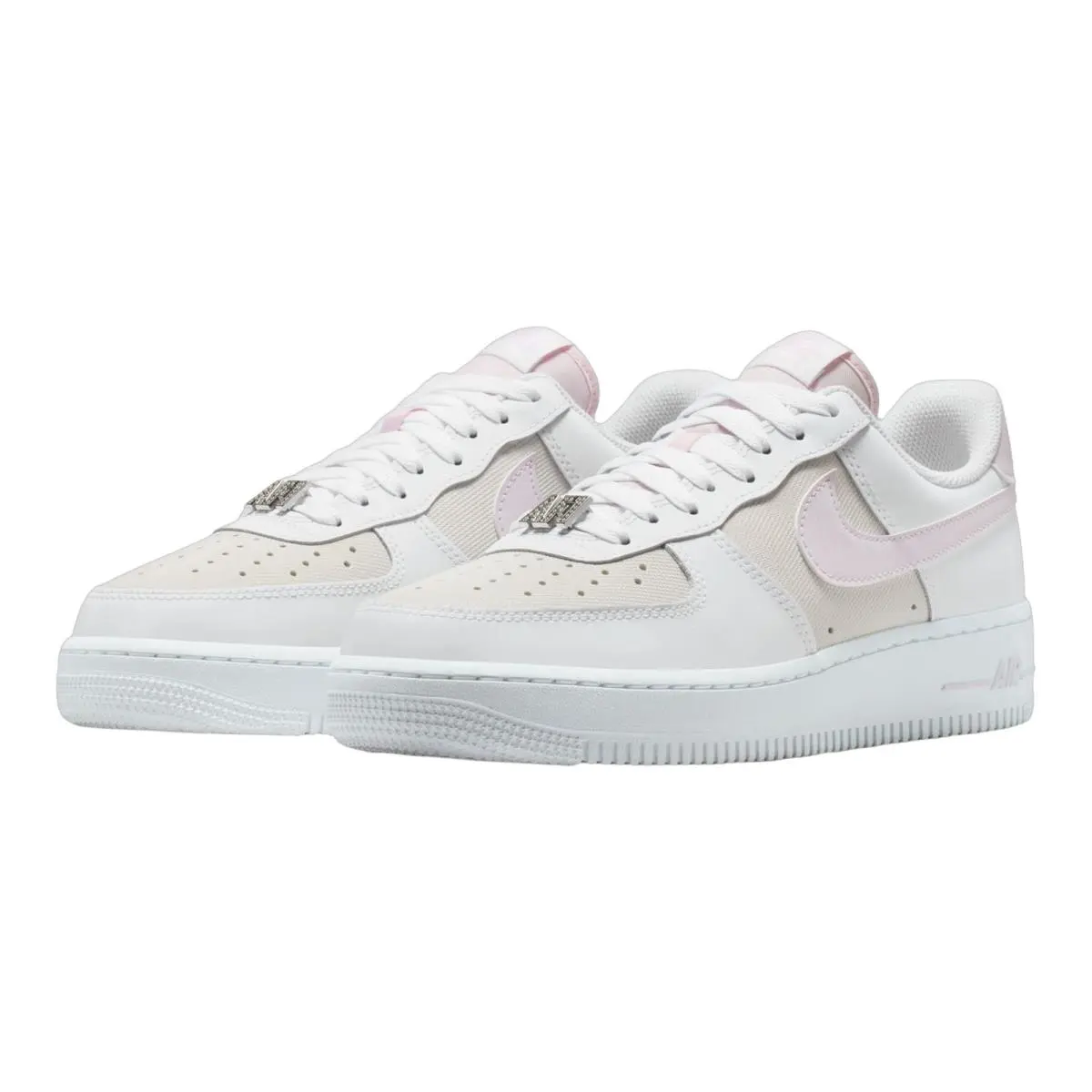 Nike shoes - NIKE Air Force 1 `07 SE - IV4721-100 - White/Bleached Liliac/Metallic Silver 9
