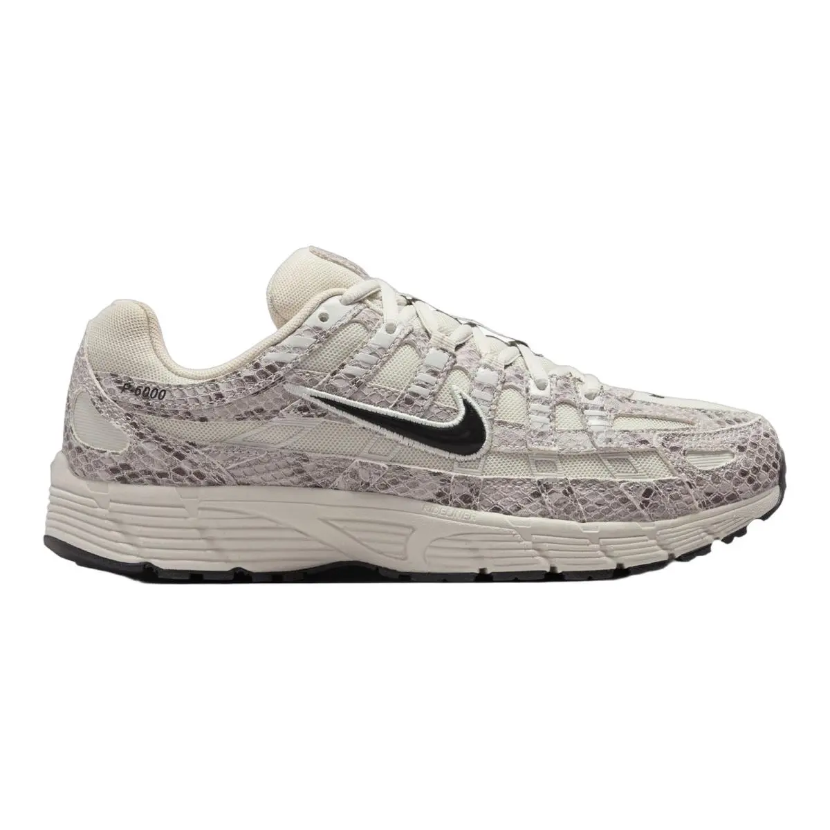 P 6000 Performance Running Shoes Sneakers Womens Size 5-11 (Snakeskin) Lt Bone/Lt Bone/Black by Nike