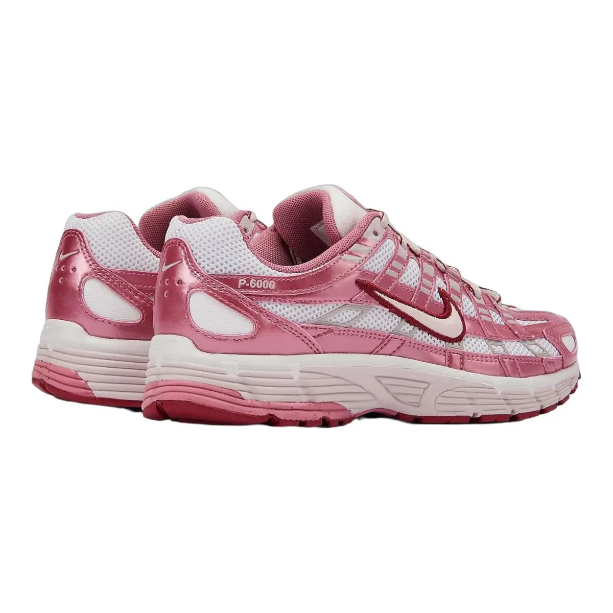 Nike shoes - Nike P-6000 - Metallic Silver/Black/White/Metallic Silver 42