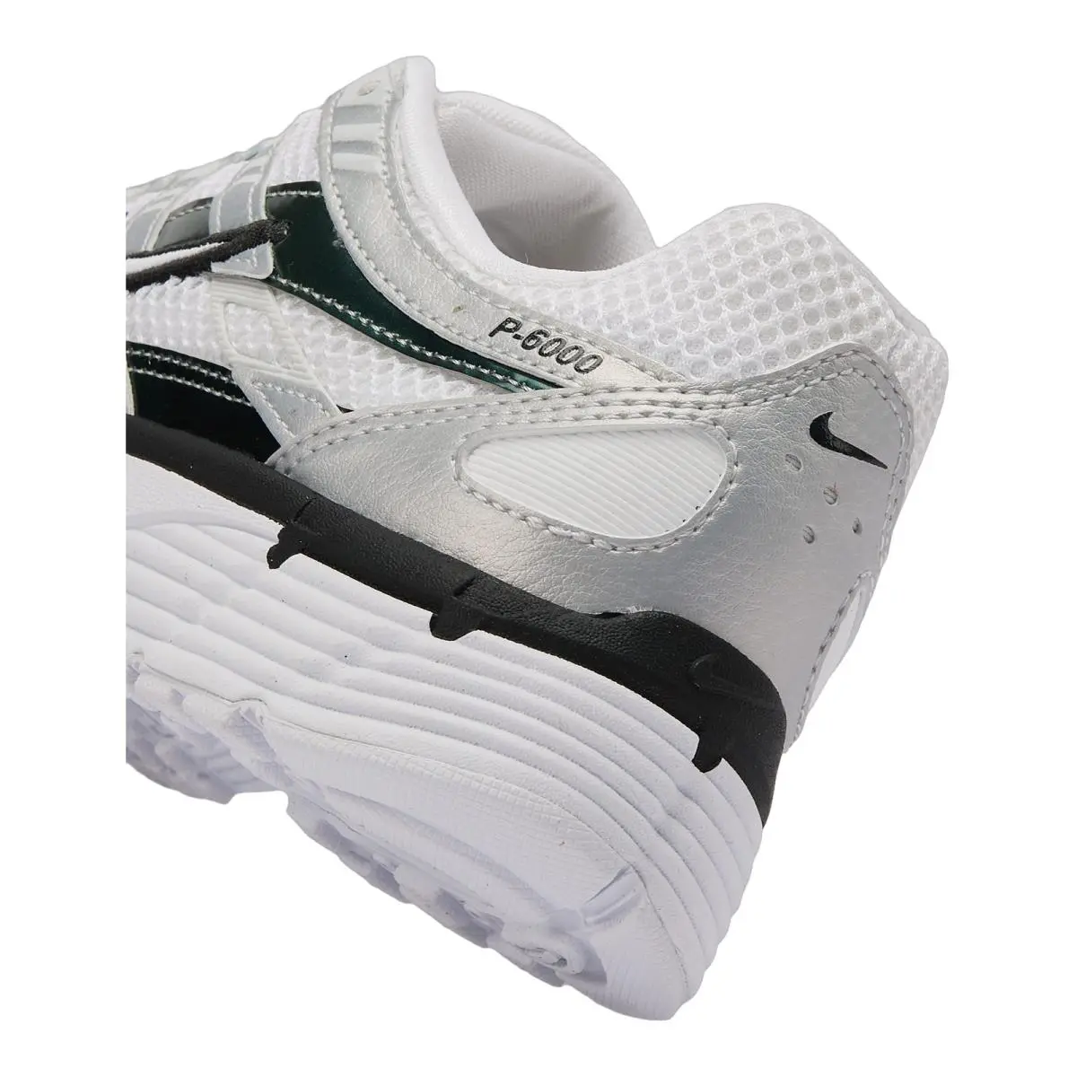 Nike shoes - Nike P-6000 - Metallic Silver/Black/White/Metallic Silver 38