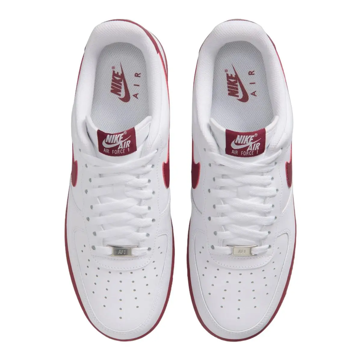 Nike shoes - NIKE Air Force 1 Low 07 - White/Team Red 9