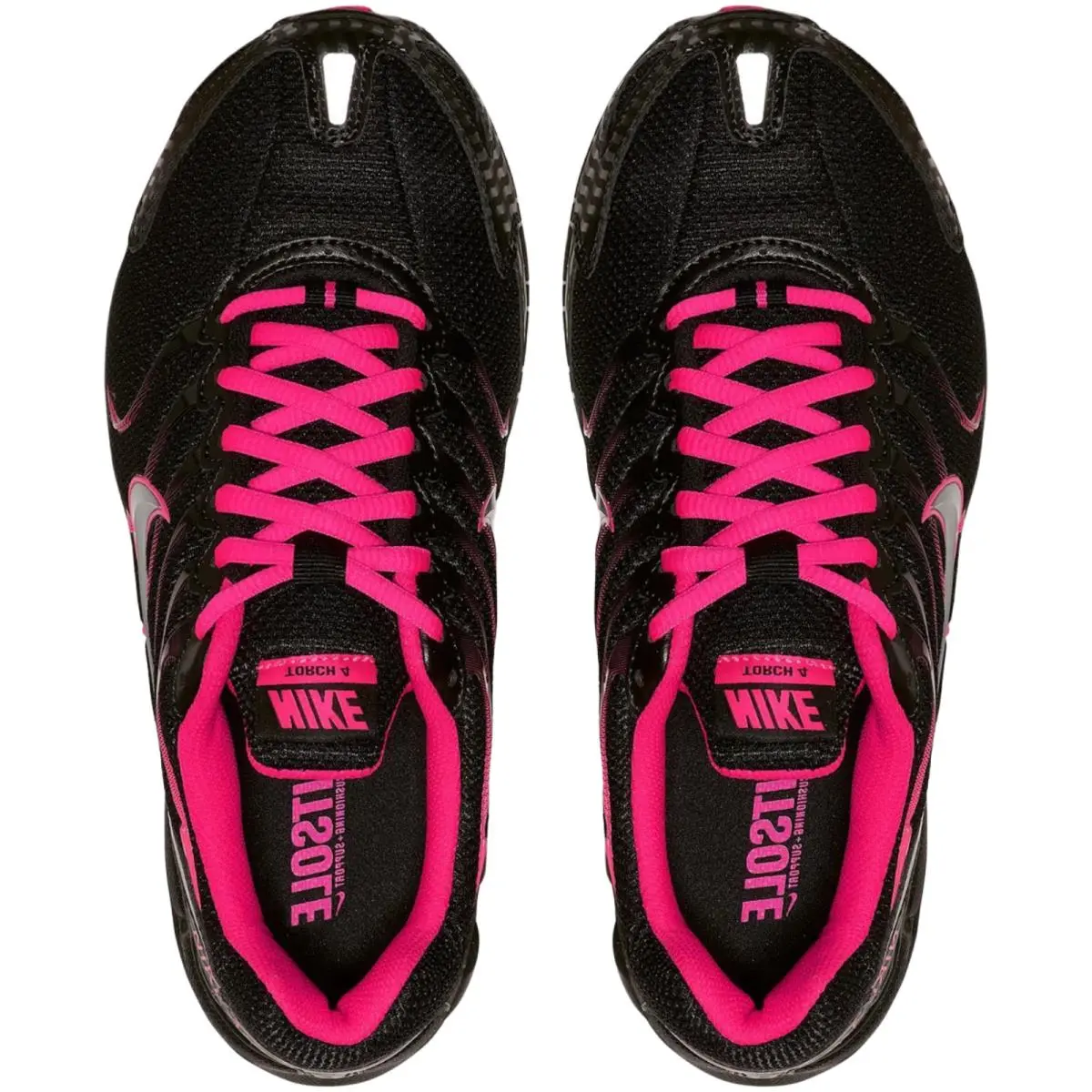 Nike shoes - Nike Air Max Torch 4 - Black/Metallic Silver/Pink Flash 2