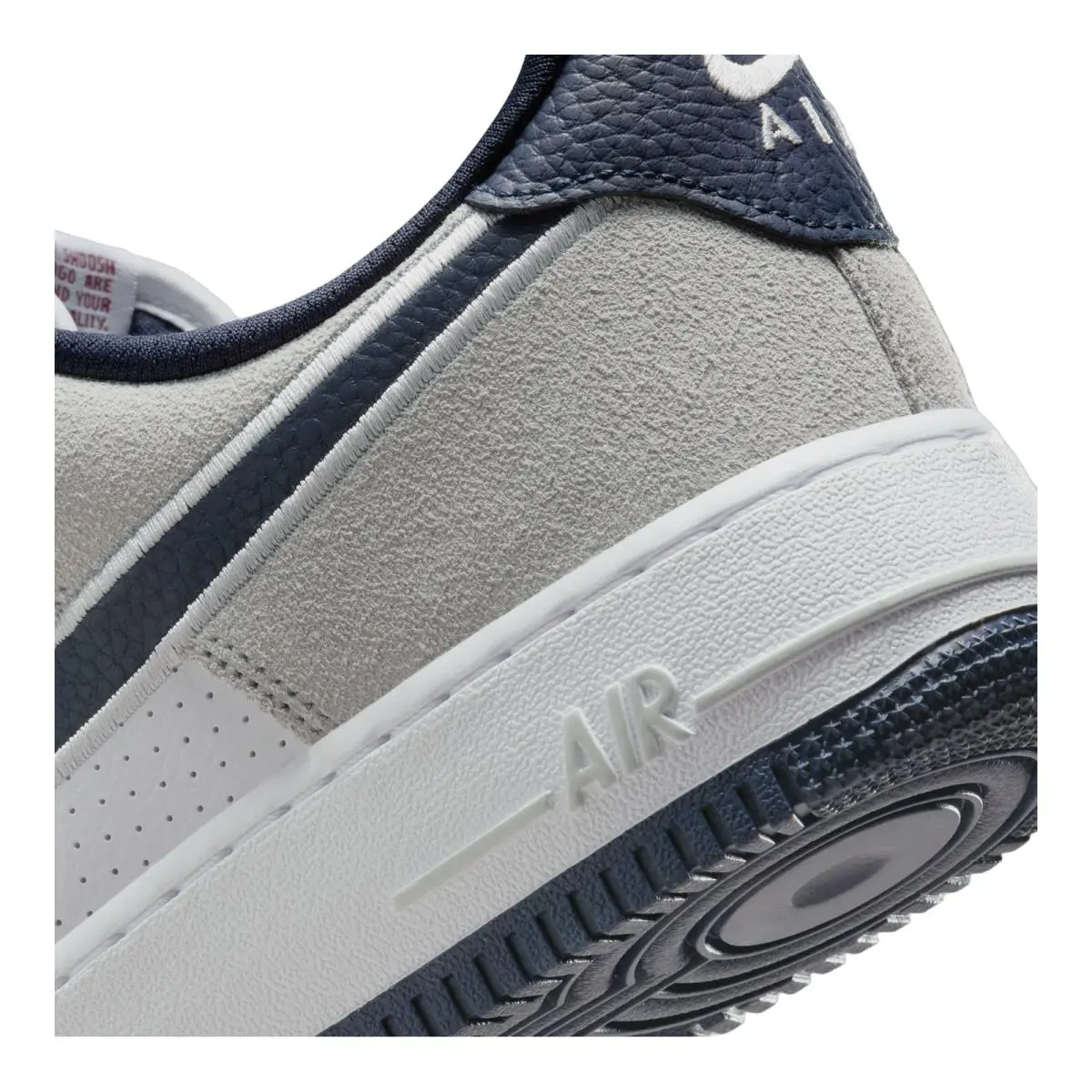 Nike shoes - NIKE Air Force 1`07 - Air Force - IO2077-100 - White/Obsidian/Pure Platinum/Team Red 4
