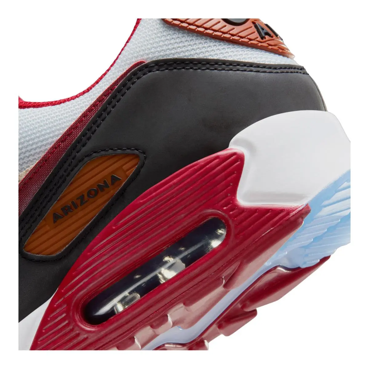 Nike shoes - NIKE Air Max 90 Arizona Cardinals - II7535-100 - White/Tough Red/Black 11