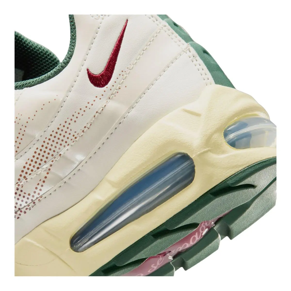 Nike shoes - NIKE Air Max 95 Big Bubble SE Mexico - IR5900-030 - Phantom/Team Red/Fir/Alabaster/Peony/White 4