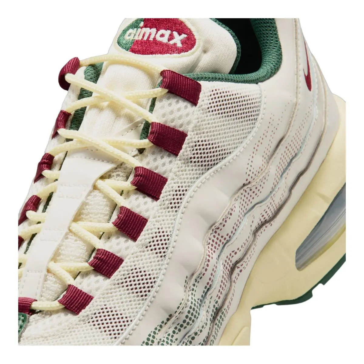 Nike shoes - NIKE Air Max 95 Big Bubble SE Mexico - IR5900-030 - Phantom/Team Red/Fir/Alabaster/Peony/White 10