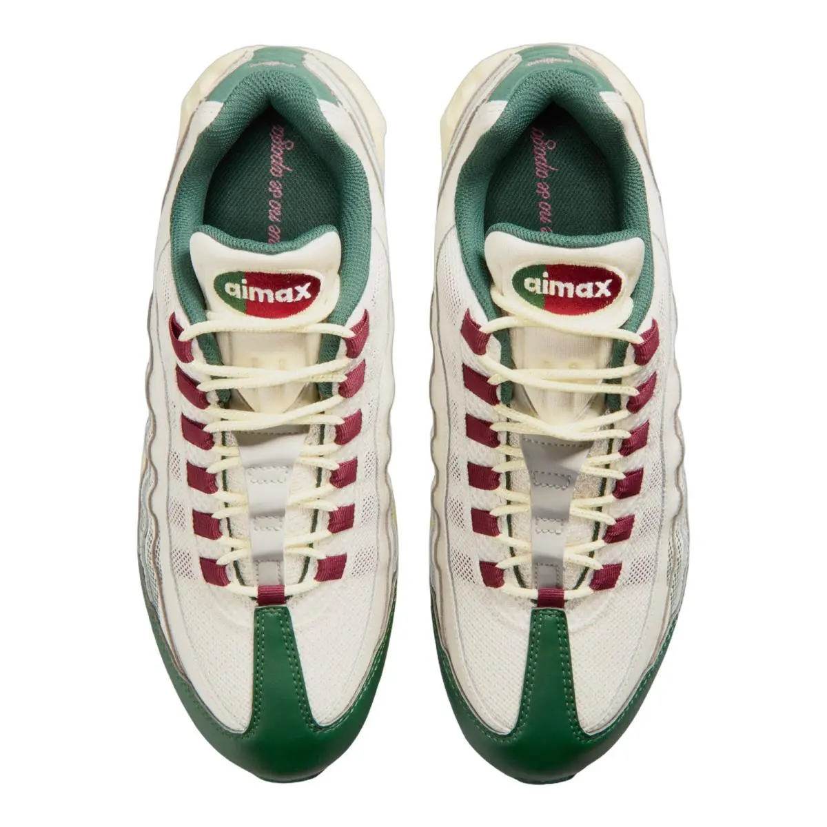 Nike shoes - NIKE Air Max 95 Big Bubble SE Mexico - IR5900-030 - Phantom/Team Red/Fir/Alabaster/Peony/White 7