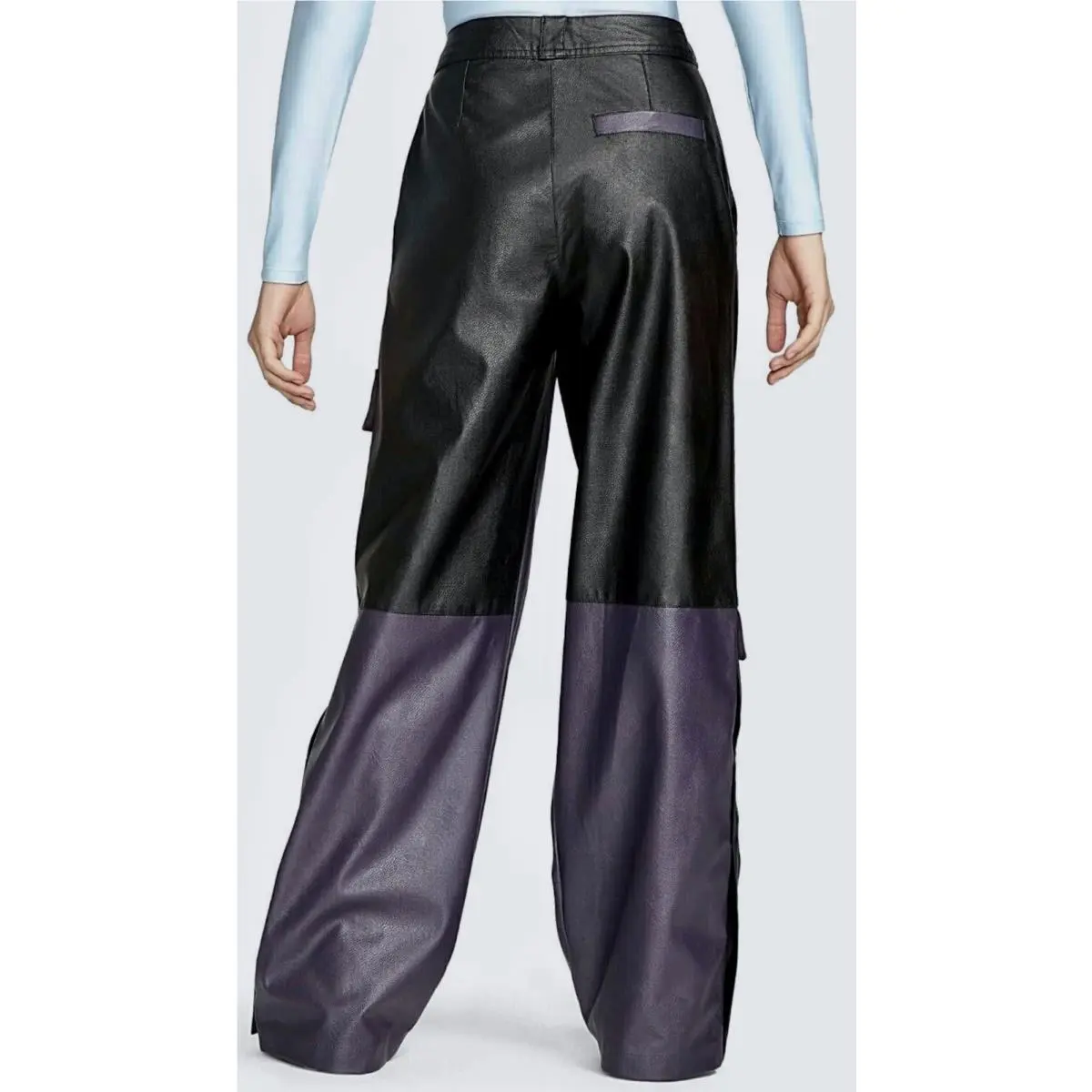 Nike clothing - Nike Jordan New Classics 2.0 Luxe Plush Faux Leather Pants - DJ2719 - Black 0