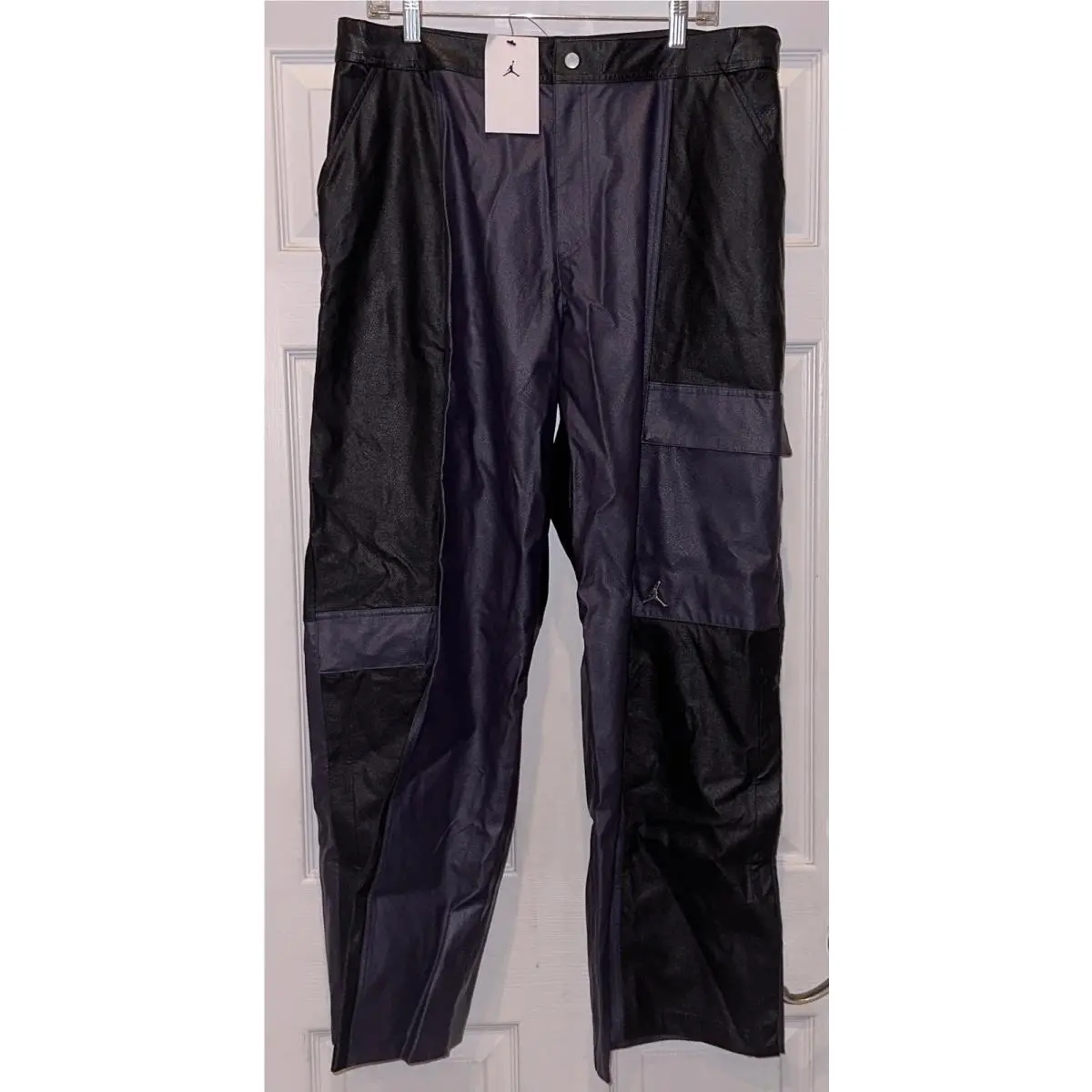 Nike clothing - Nike Jordan New Classics 2.0 Luxe Plush Faux Leather Pants - DJ2719 - Black 5