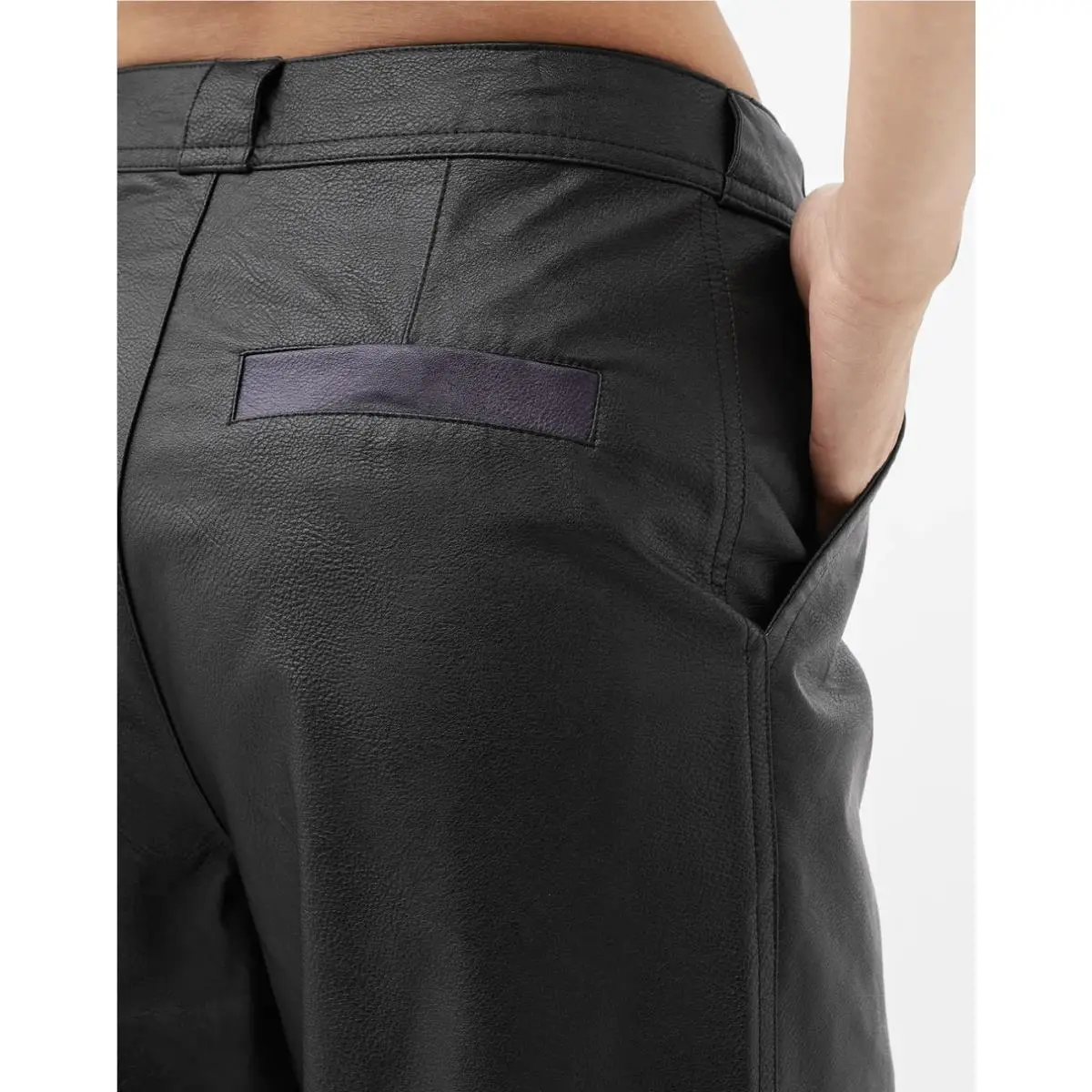 Nike clothing - Nike Jordan New Classics 2.0 Luxe Plush Faux Leather Pants - DJ2719 - Black 15