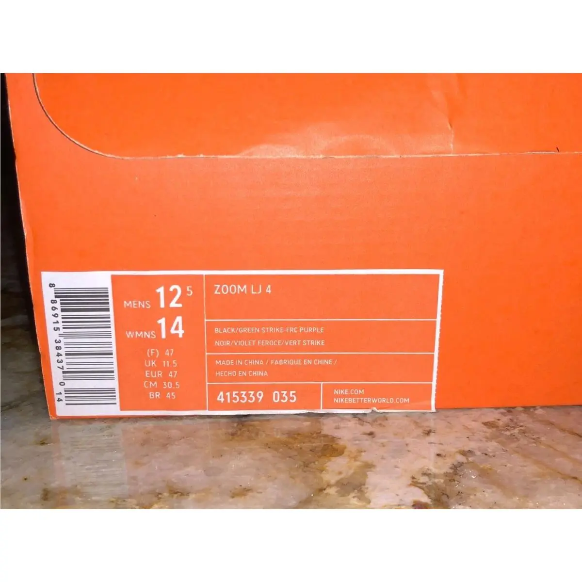 Nike shoes - NIKE Zoom LJ 4 - Zoom - 415339 - Black 7