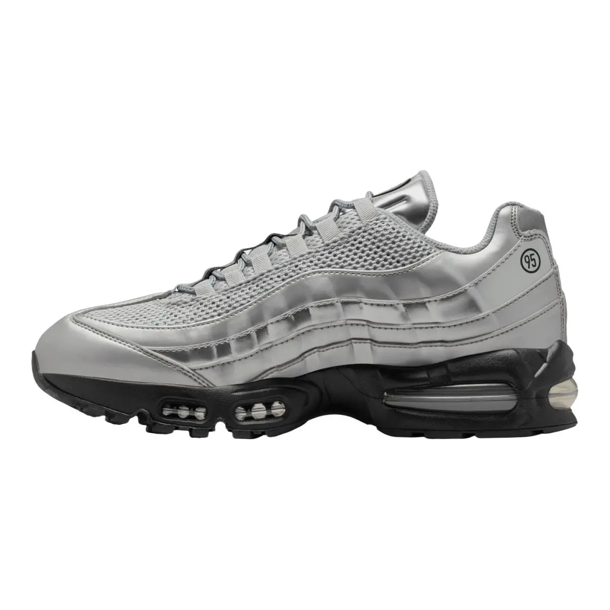 Nike shoes - NIKE Air Max 95 Big Bubble - Metallic Silver/Black/Black 1