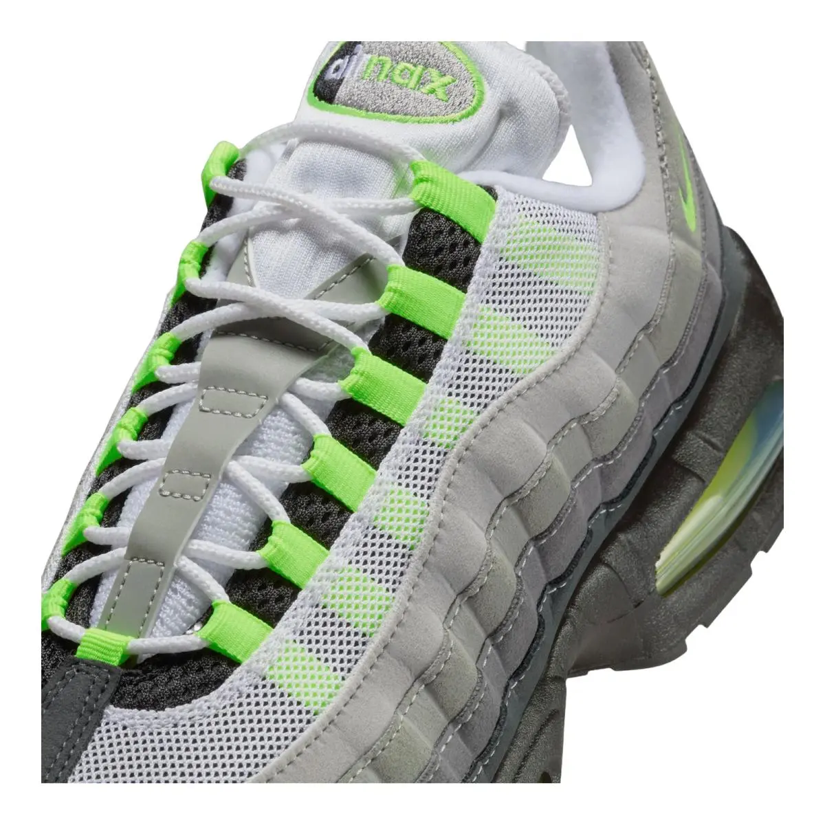 Nike shoes - NIKE Air Max 95 Big Bubble - Metallic Silver/Black/Black 15