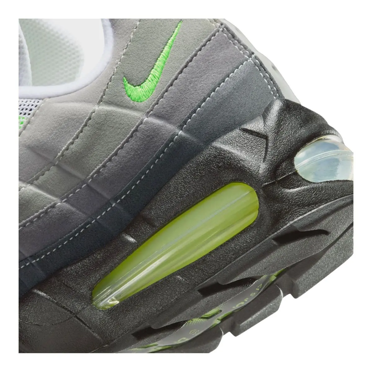 Nike shoes - NIKE Air Max 95 Big Bubble - Metallic Silver/Black/Black 16