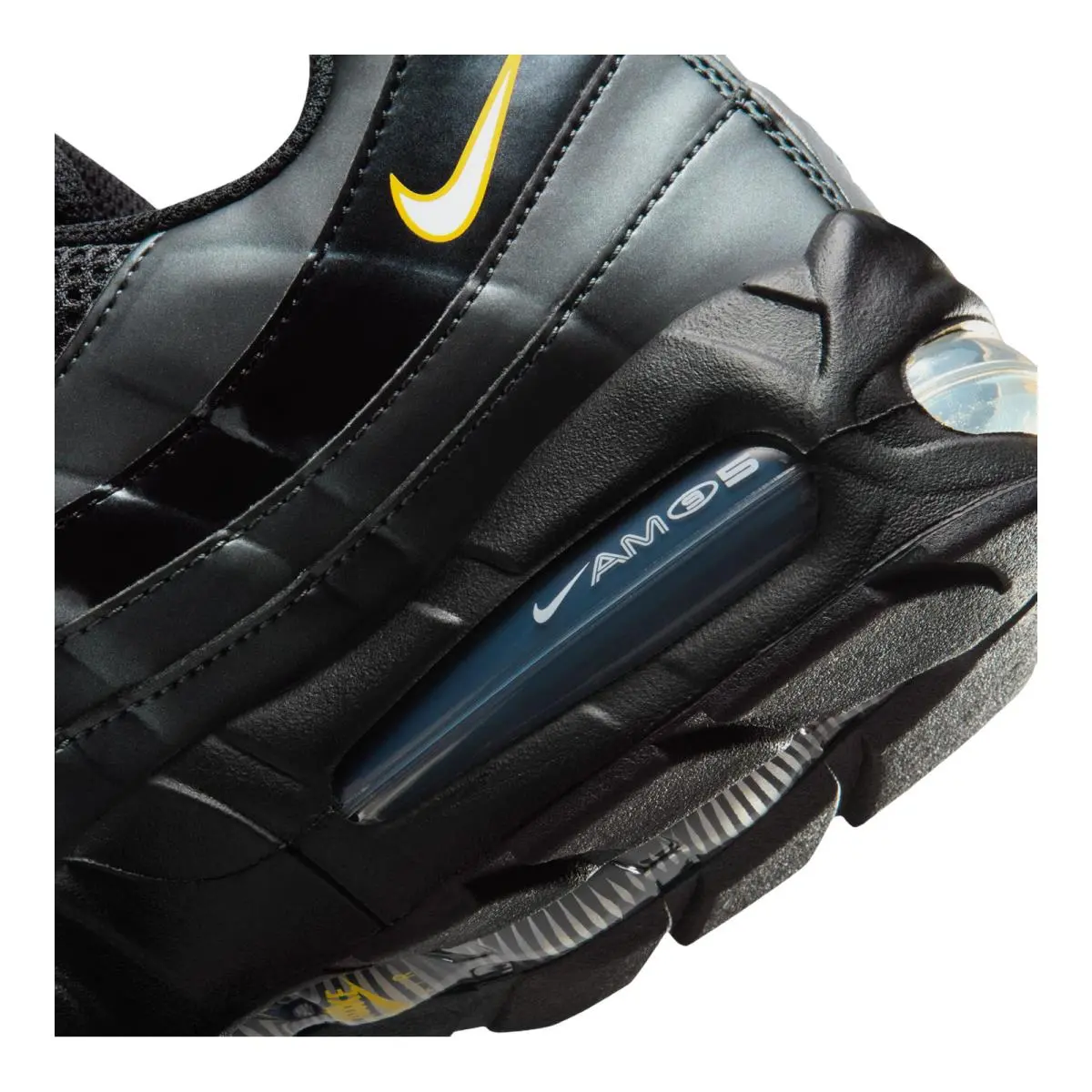 Nike shoes - NIKE Air Max 95 Big Bubble - Metallic Silver/Black/Black 28