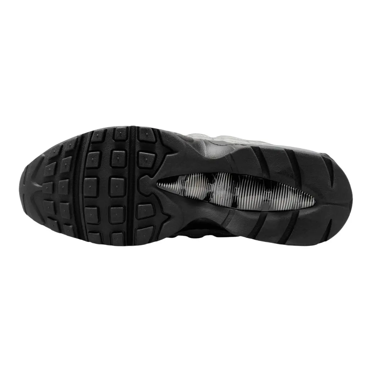Nike shoes - NIKE Air Max 95 Big Bubble - Metallic Silver/Black/Black 8