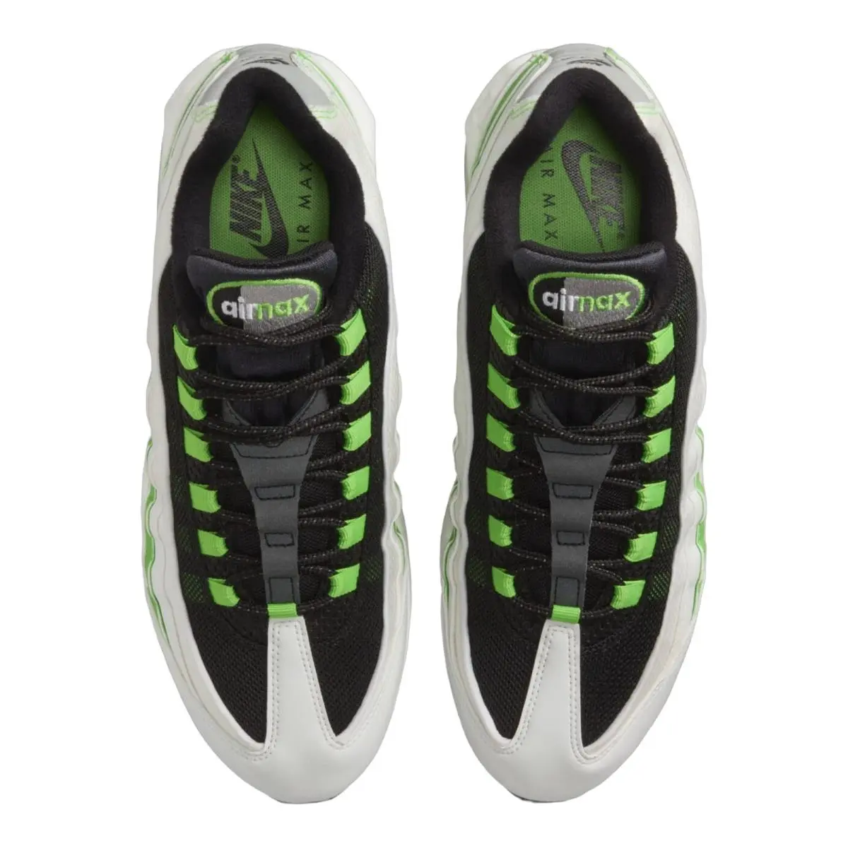 Nike shoes - NIKE Air Max 95 Big Bubble - Metallic Silver/Black/Black 36