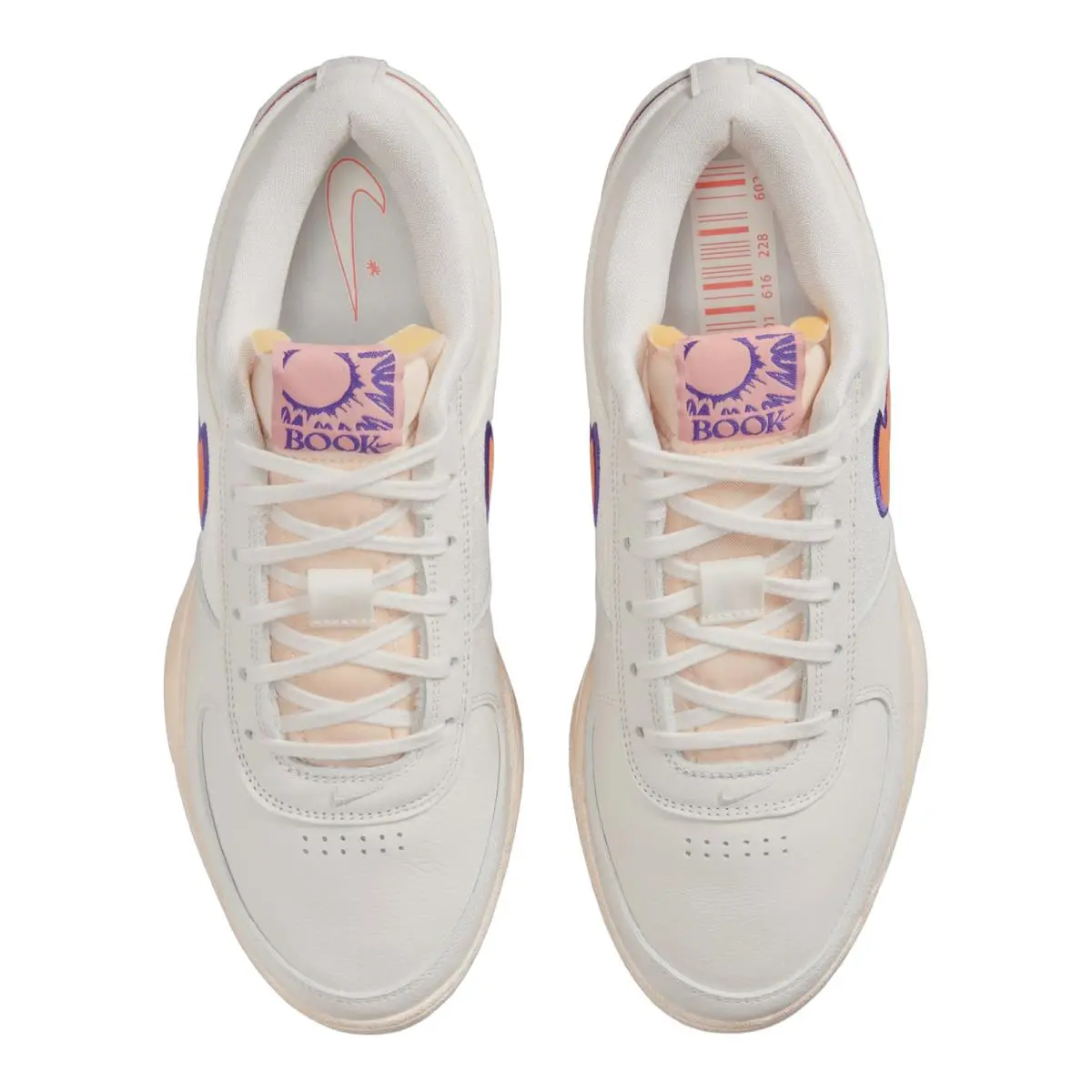 Nike shoes - NIKE Book 1 - Book - FJ4249-106 - Sail/Clay Orange/Court Purple 8