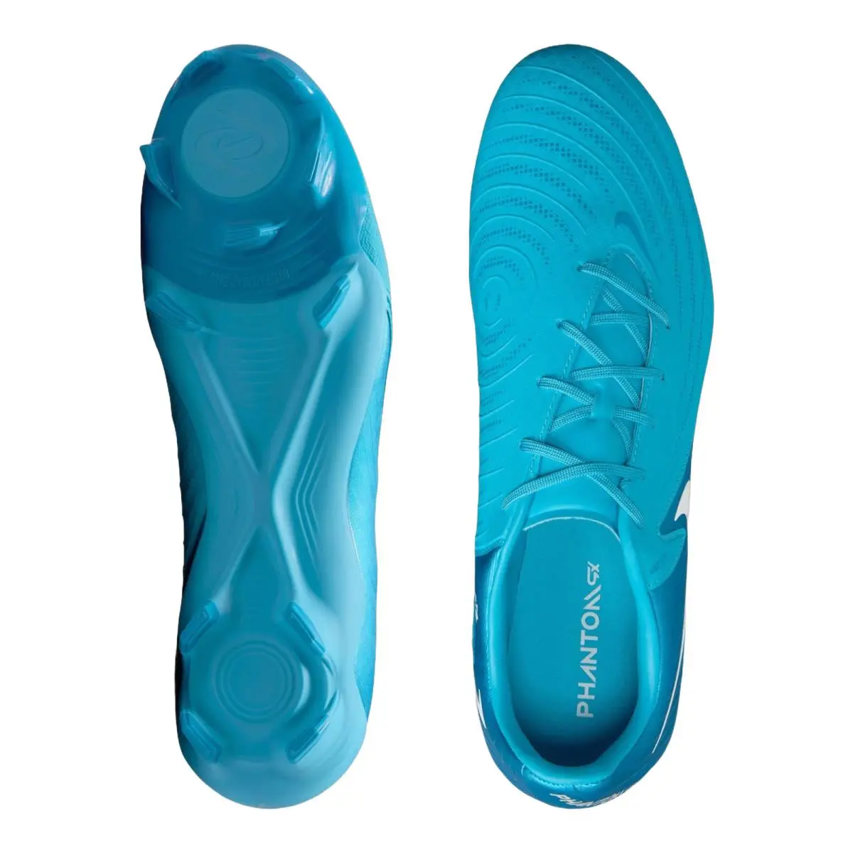 Nike shoes - NIKE Phantom GX II Academy FG/MG - FD6723-400 - Blue Fury/White 2