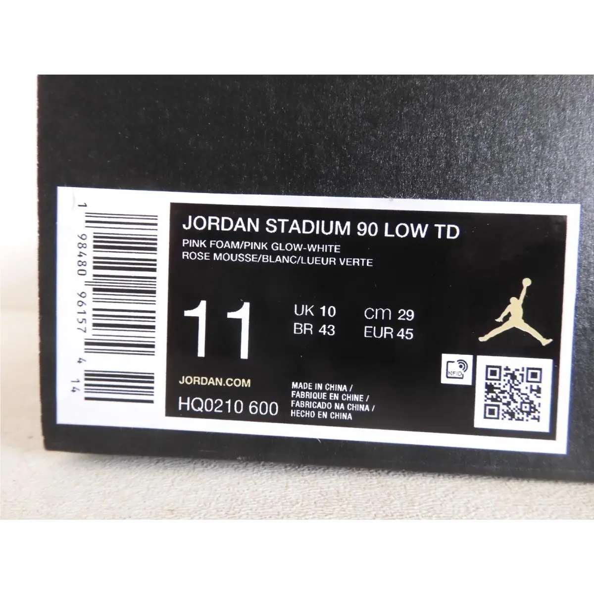 Nike shoes - Jordan Stadium 90 Low Td - HQ0210-600 - Pink 6