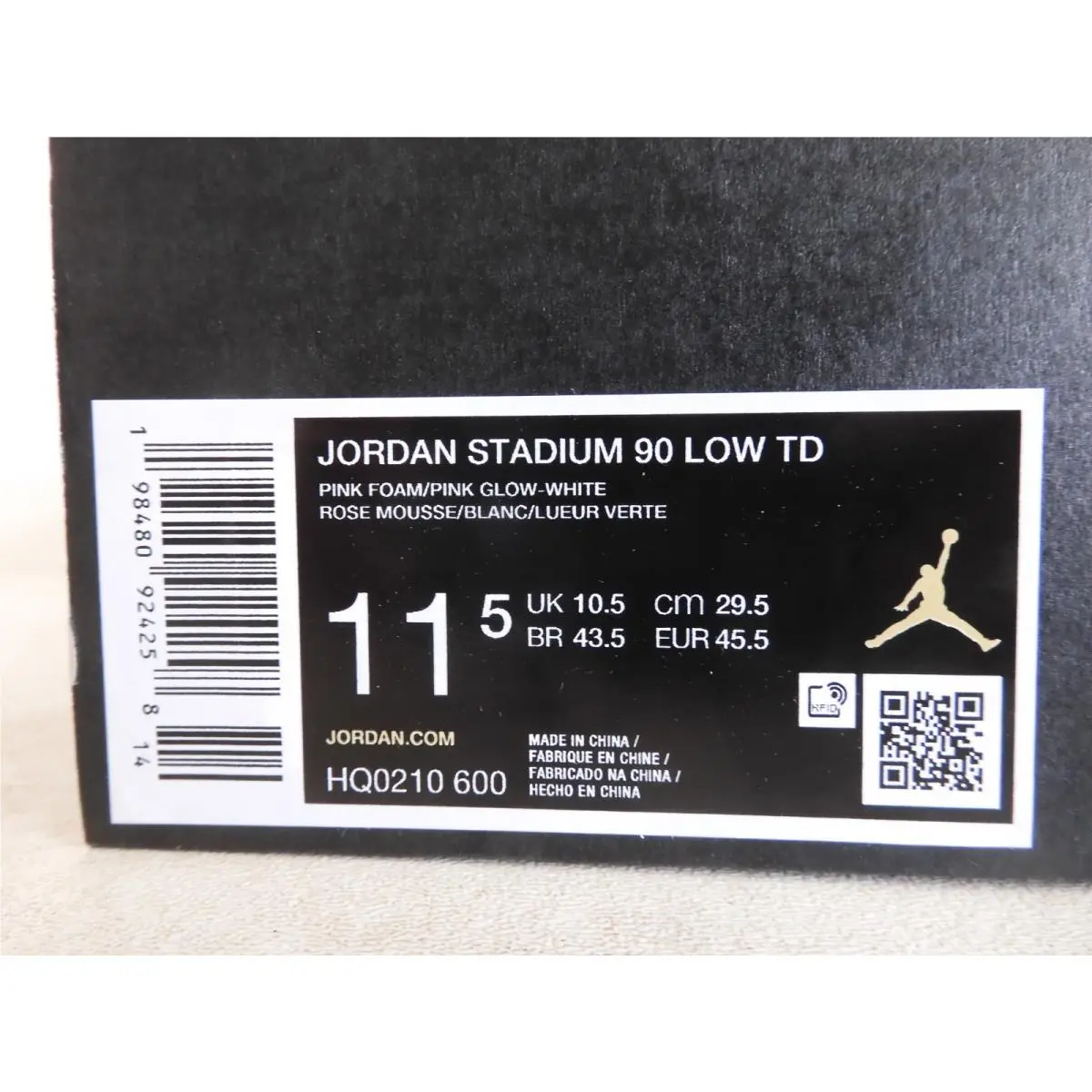 Nike shoes - Jordan Stadium 90 Low Td - HQ0210-600 - Pink 30