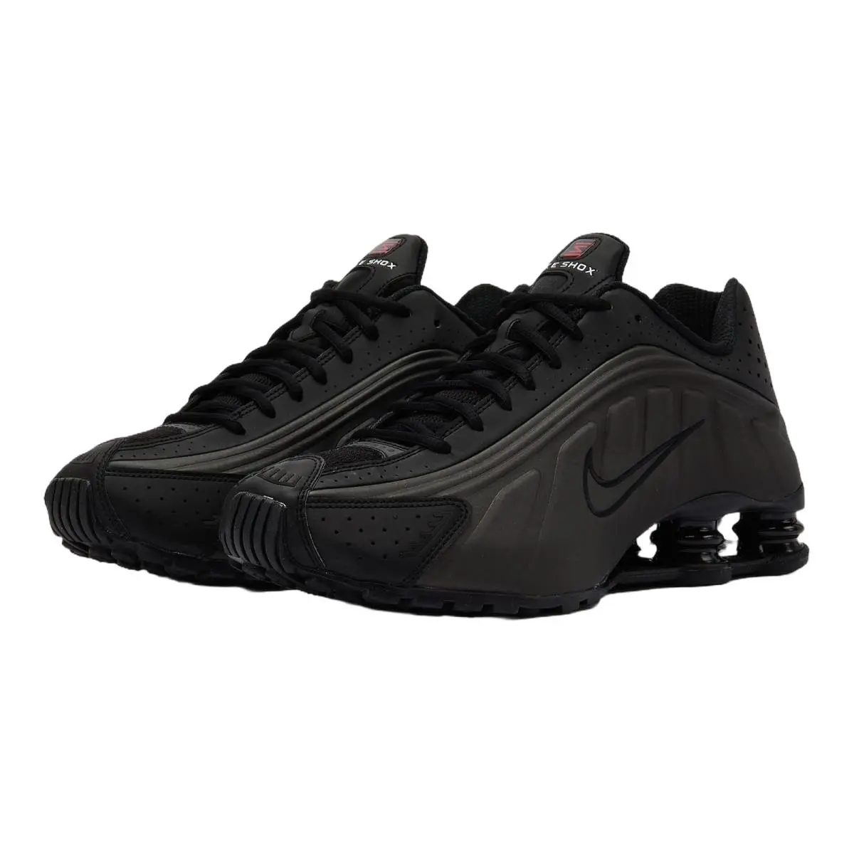 Nike shoes - Nike Shox 4 - Shox - Black/Bright Crimson 0