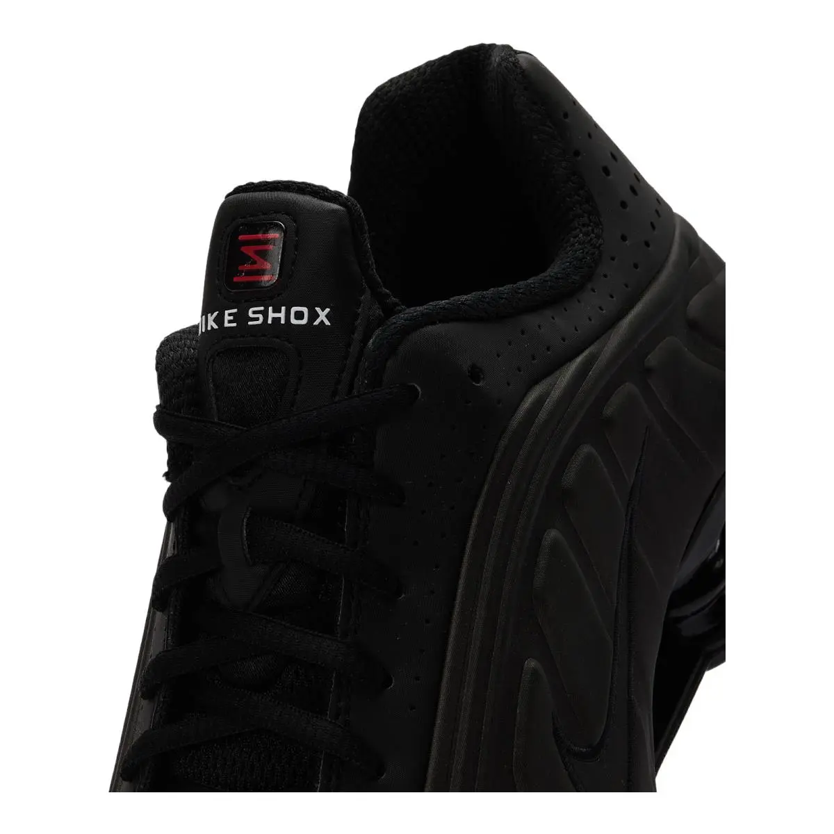 Nike shoes - Nike Shox 4 - Shox - Black/Bright Crimson 8