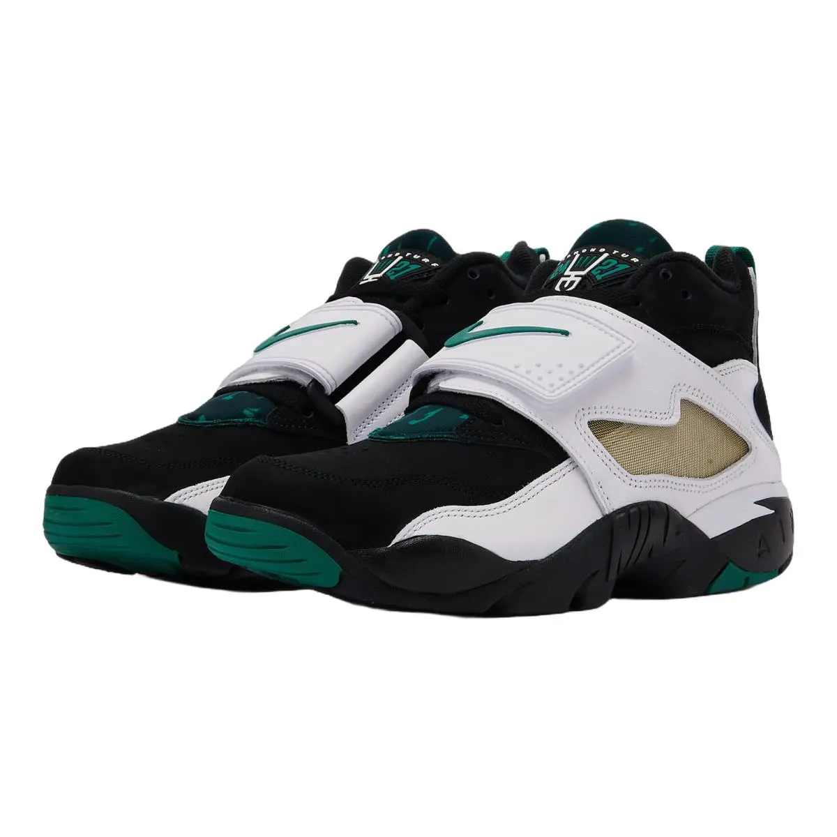 Nike shoes - Nike Air Diamond Turf 93 - Black/Mystic Green-White-Golden Tussah 0