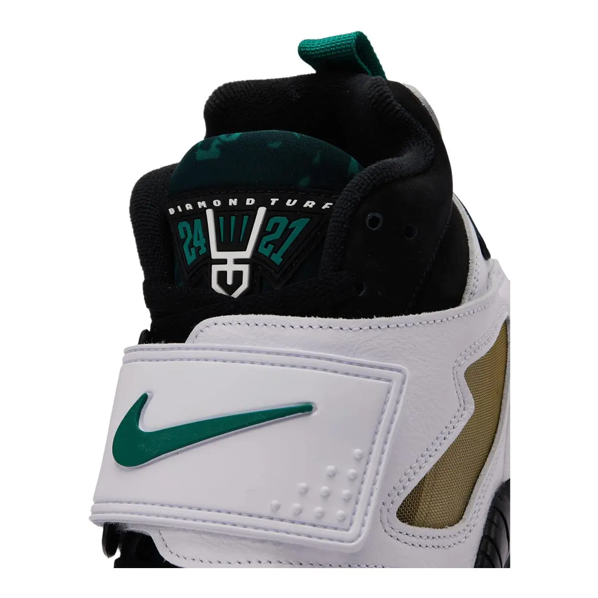 Nike shoes - Nike Air Diamond Turf 93 - Black/Mystic Green-White-Golden Tussah 4