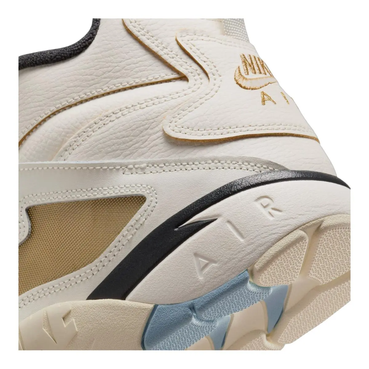 Nike shoes - Nike Air Diamond Turf 93 - Black/Mystic Green-White-Golden Tussah 25